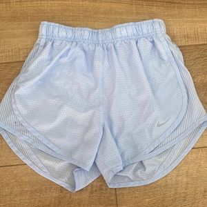 NIKE dri-fit shorts. Baby blue. Size XS. Good condition